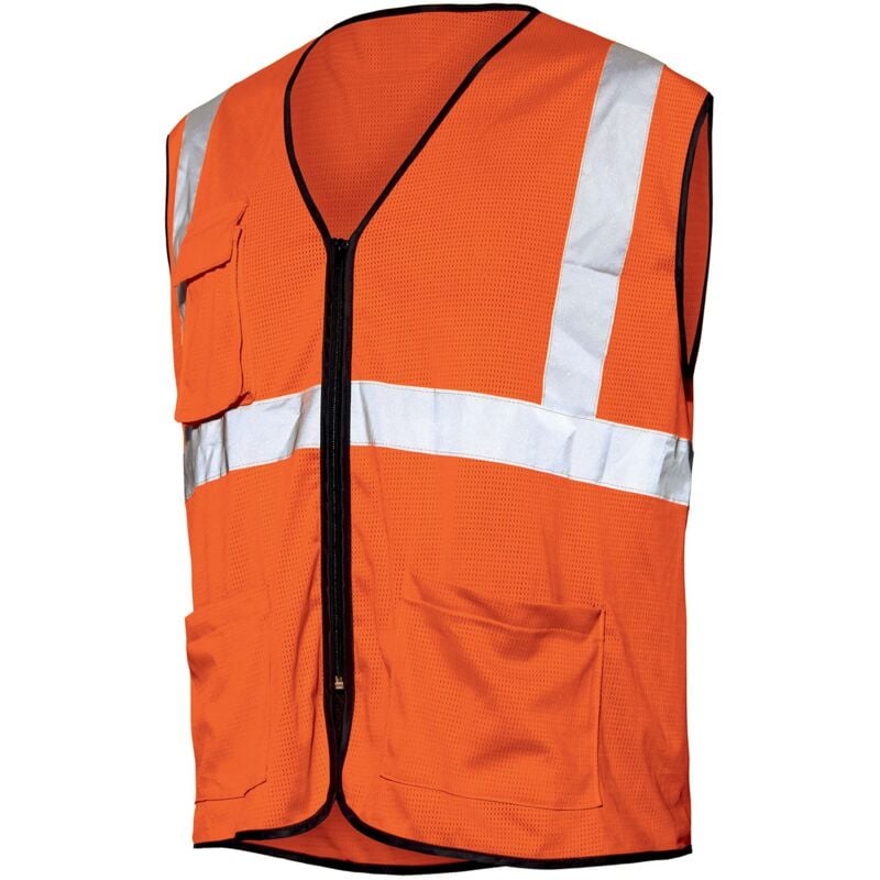 foto del prodotto issaline 01265 032 gilet da lavoro mesh perforated arancio xl xxl