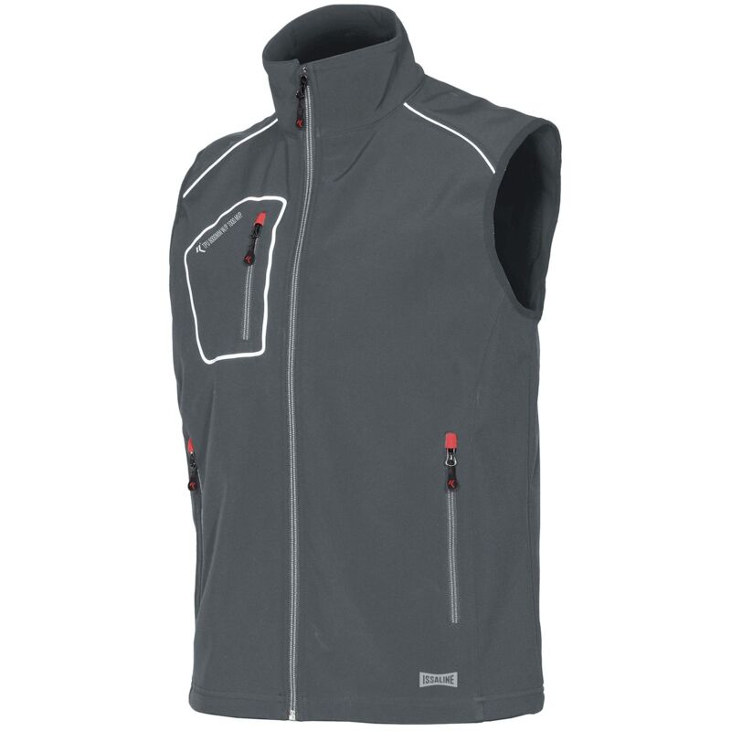 foto del prodotto issaline 04509-080 gilet da lavoro en iso 13688:2013 snappy grigio m