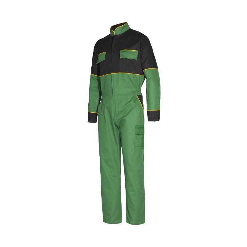 foto del prodotto issaline 7070 027 tuta da lavoro bicolor verde nero m