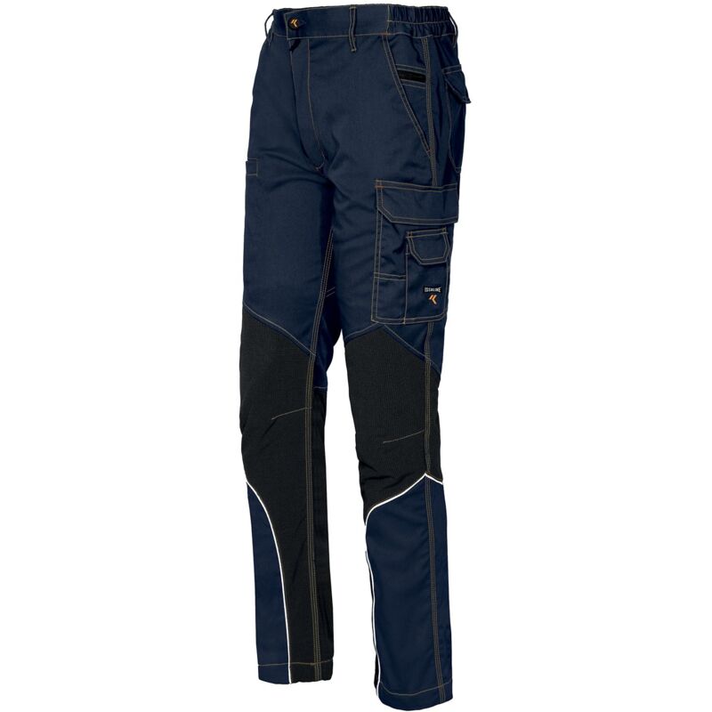 foto del prodotto issaline 8830b 040 pantalone da lavoro stretch extreme blu m
