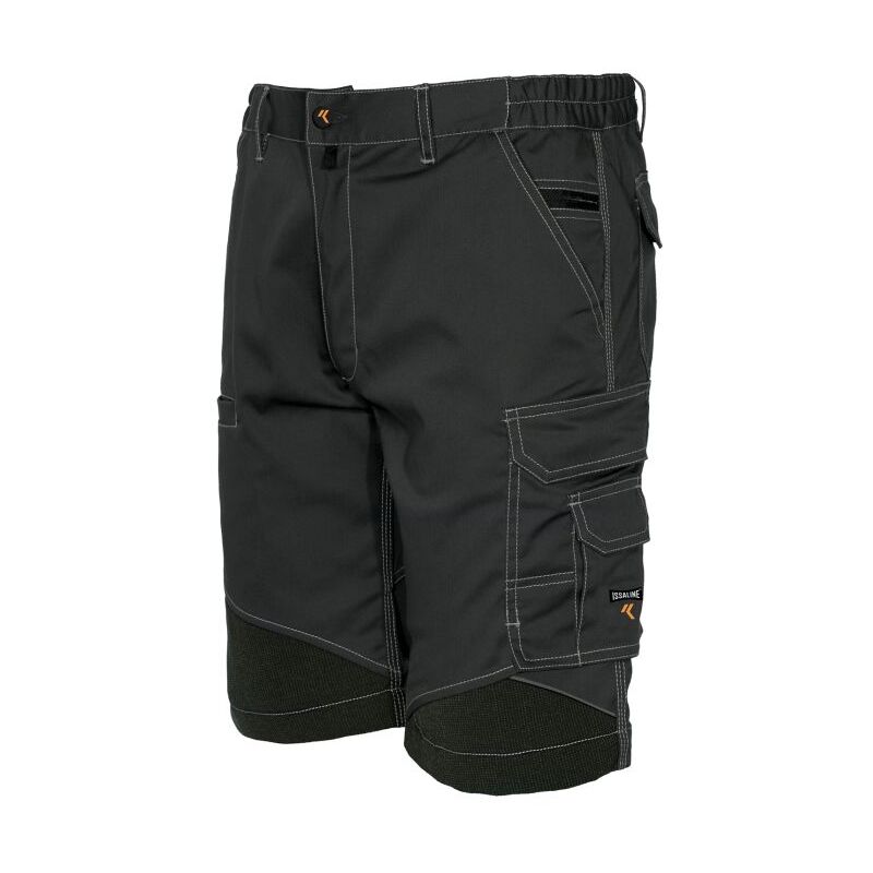 foto del prodotto issaline 8834b 080 bermuda strech extreme grigio antracite inserti neri xl