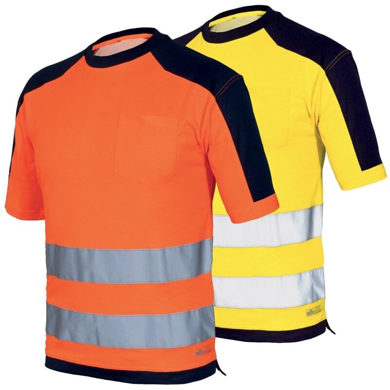 foto del prodotto issaline maglietta da lavoro alta visibilit industrial starter hv t shirt 08186 xl giallo
