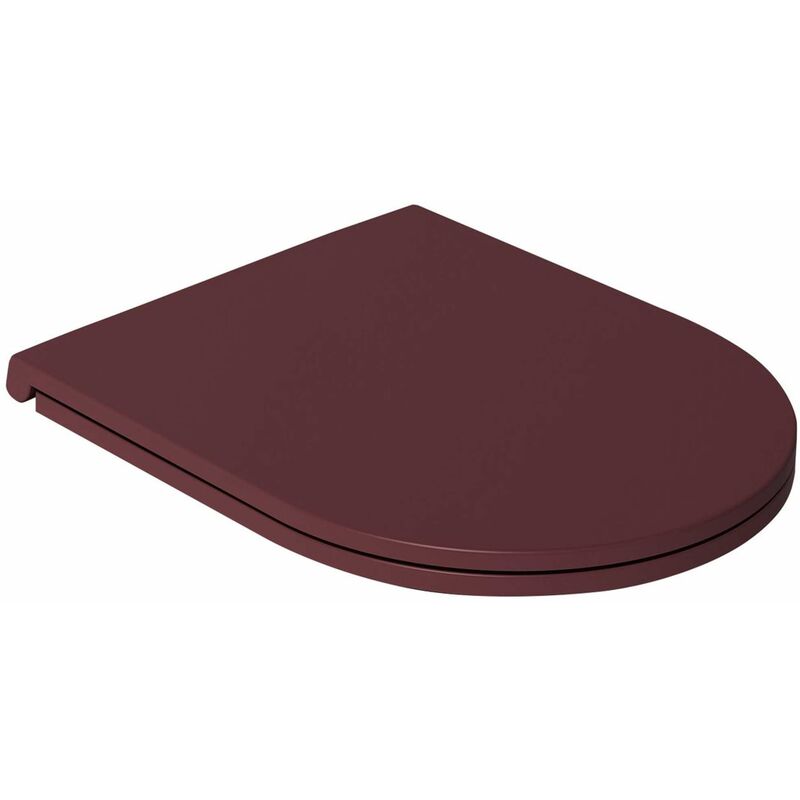 foto del prodotto isvea copriwater slim, softclose, maroon red 40kf0543i s sapho