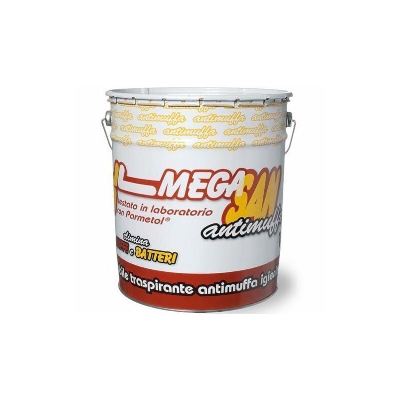 foto del prodotto italchimica idropittura megasan lavabile traspirante antimuffa laiv 13 lt. bianco