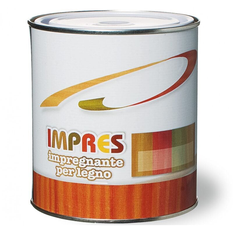 foto del prodotto italchimica impregnante sintetico satinato per legno impres laiv colore mogano 0,750 lt.