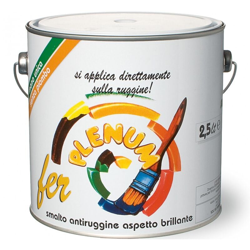foto del prodotto italchimica smalto antiruggine lucido fer plenum laiv colore terracotta 0,750 lt.