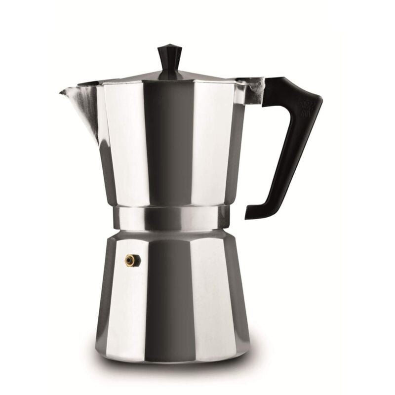 foto del prodotto italexpress caffettiera 9 tazze in alluminio, manico ergonomico resistente al calore,guarnizione in silicone alimentare, per piani a gas no piano