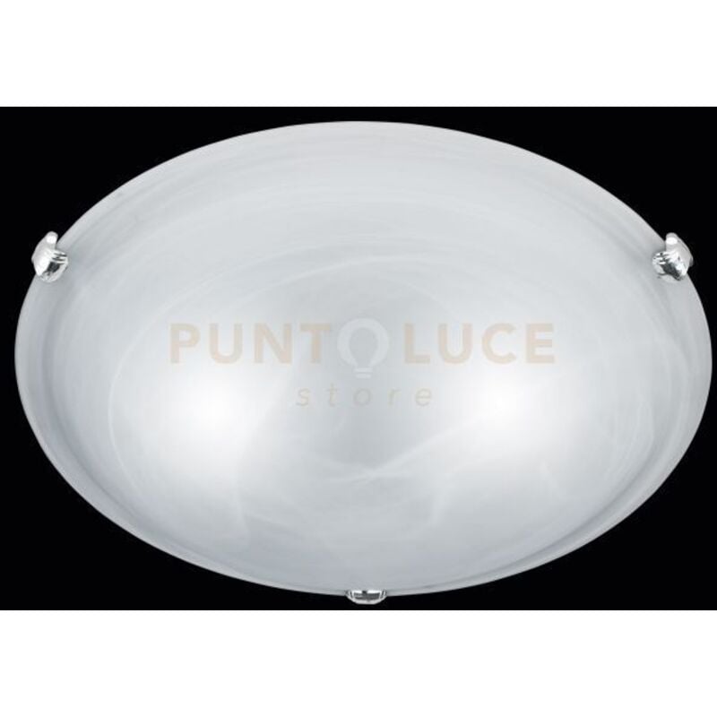 foto del prodotto italia adrian plafoniera attacco grande e27 in metallo colore nichel opaco 6105021 01 trio lighting