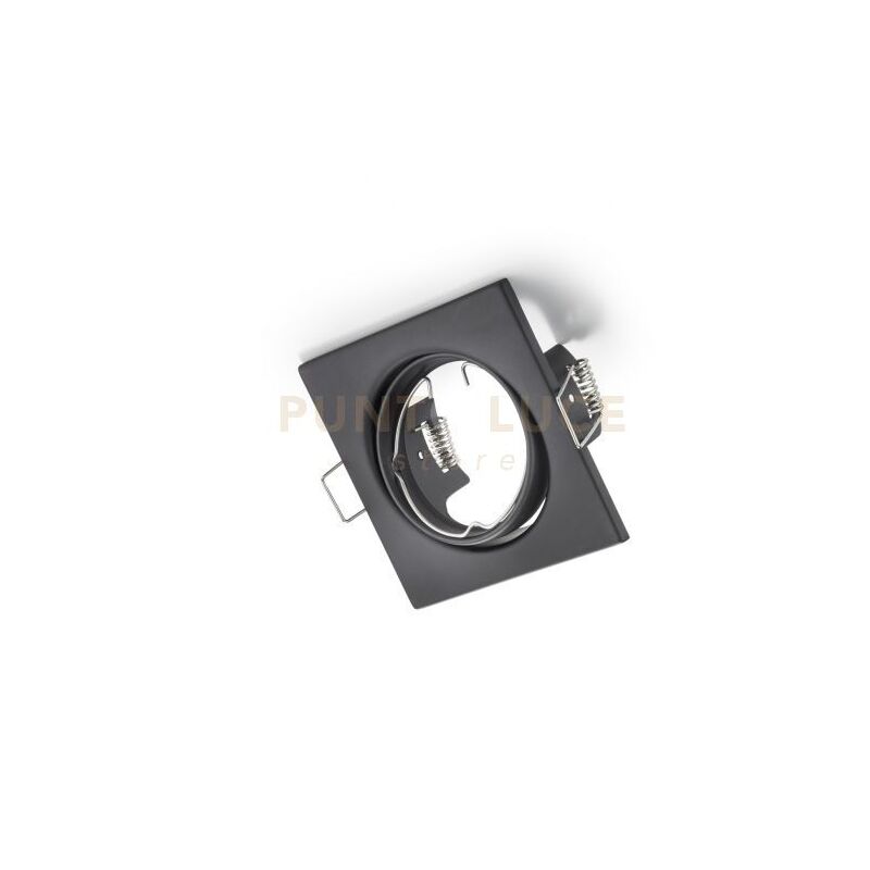foto del prodotto italia faretto jura da incasso quadrato orientabile 1xgu10 nero opaco 650000132 trio lighting