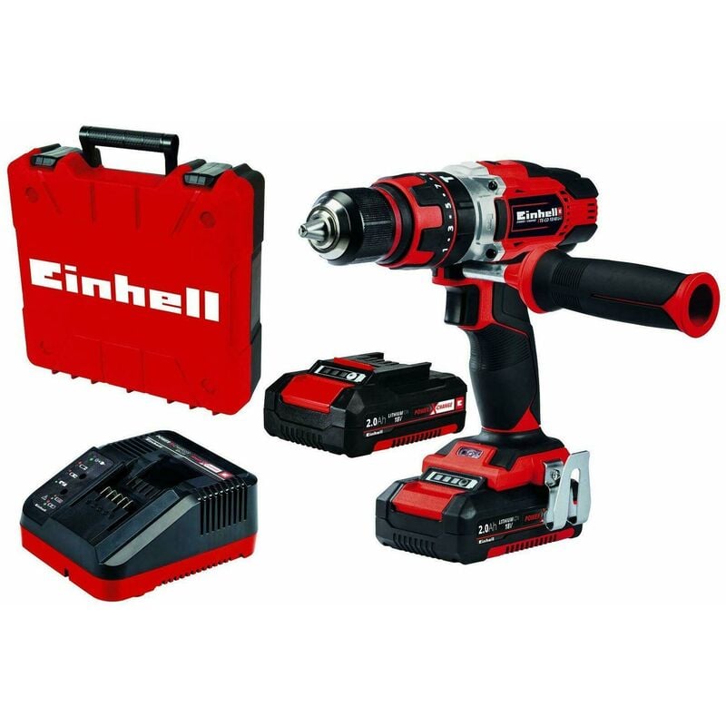 foto del prodotto italia trapano avvitatore a percussione a batteria, te cd 18 48, 18v, 4513935 einhell
