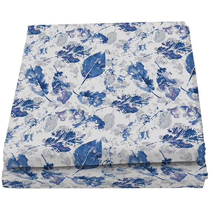 foto del prodotto italian bed linen fantasy foglie telo copritutto stampato 1 posto, microfibra