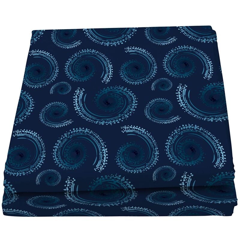 foto del prodotto italian bed linen fantasy vortex telo copritutto stampato 1 posto, microfibra