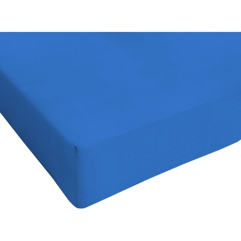 foto del prodotto italian bed linen max color lenzuolo sotto matrimoniale maxi, 100 cotone, royal, king size
