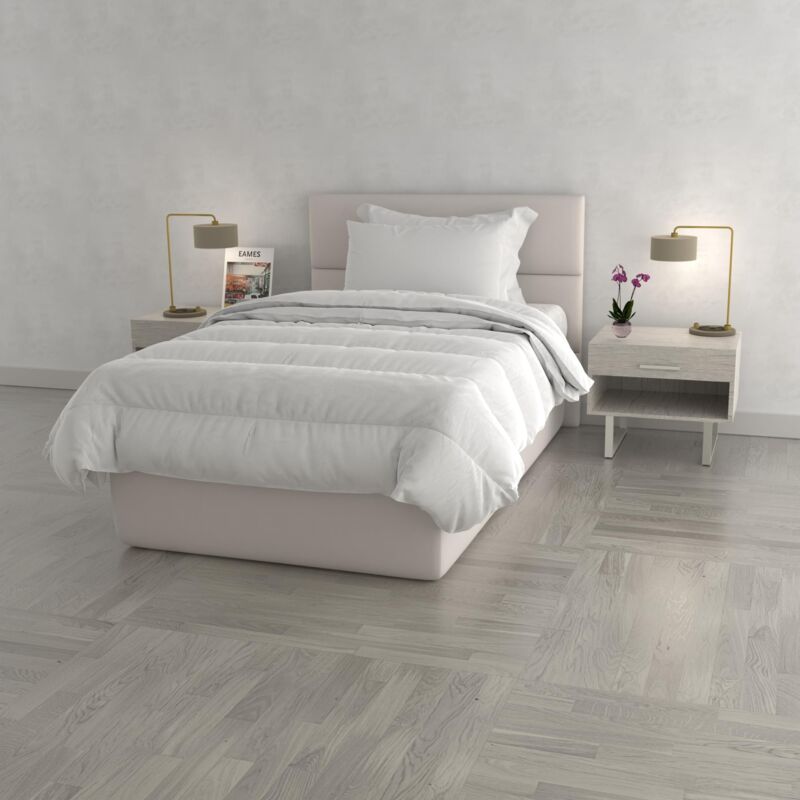 foto del prodotto italian bed linen - prestige piumino 4 stagioni made in italy, bianco, 200x200cm