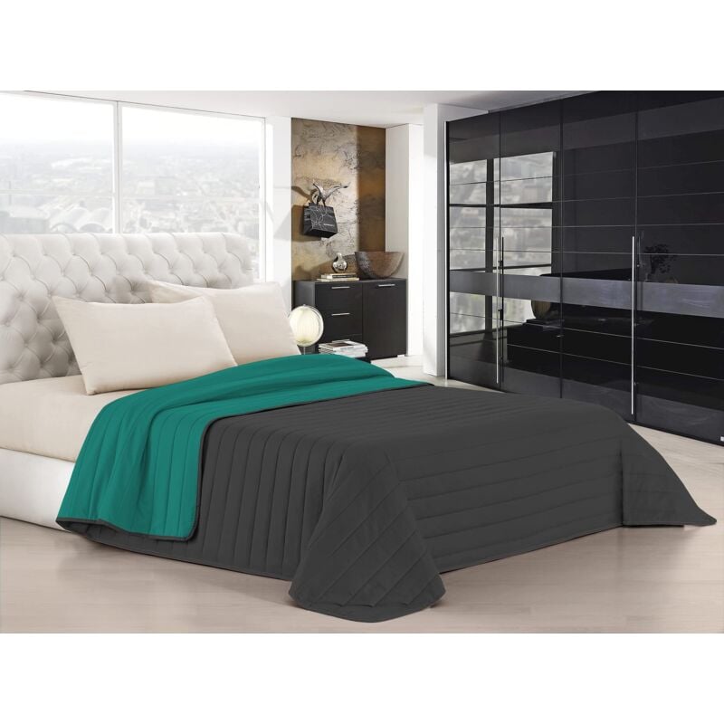 foto del prodotto italian bed linen trapuntino estivo linea elegant made in italy copriletto stampato in morbida microfibra trapunta primavera estate mezza