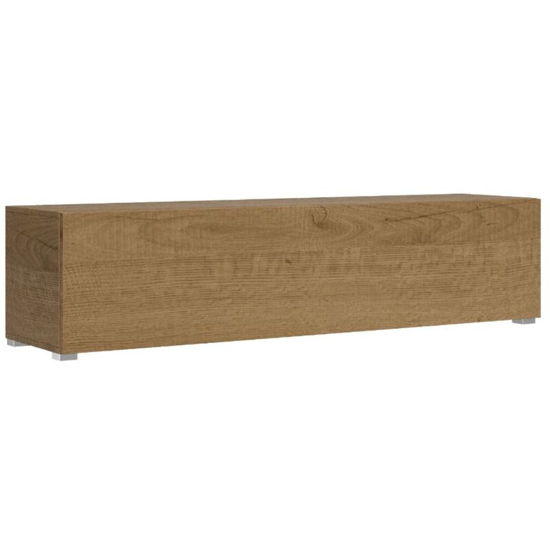 foto del prodotto itamoby base tv con piedini e foro passacavi isoka 173 cm quercia natura