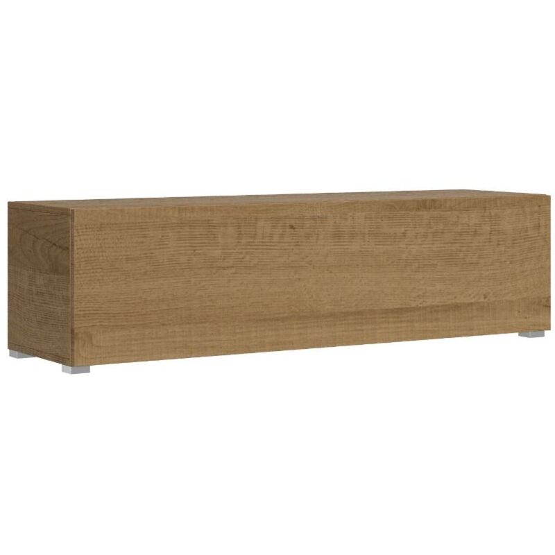 foto del prodotto itamoby base tv ribalta con passacavi e piedini isoka 153 cm quercia natura