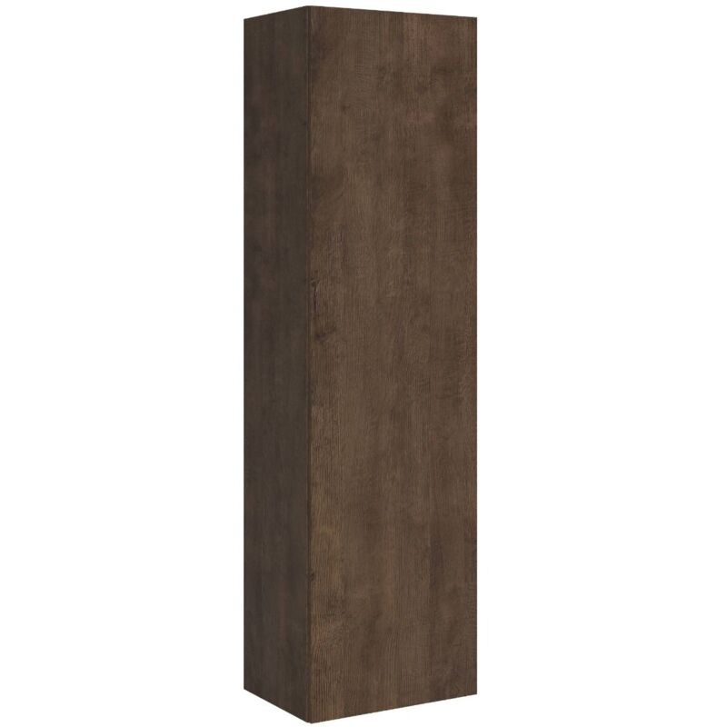 foto del prodotto itamoby colonna base a terra ante reversibile con 3 ripiani isoka noce