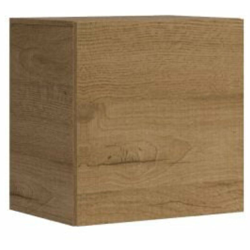 foto del prodotto itamoby pensile cubico in legno per composizioni arredamento camere ed interni 60 x 60 cm quercia
