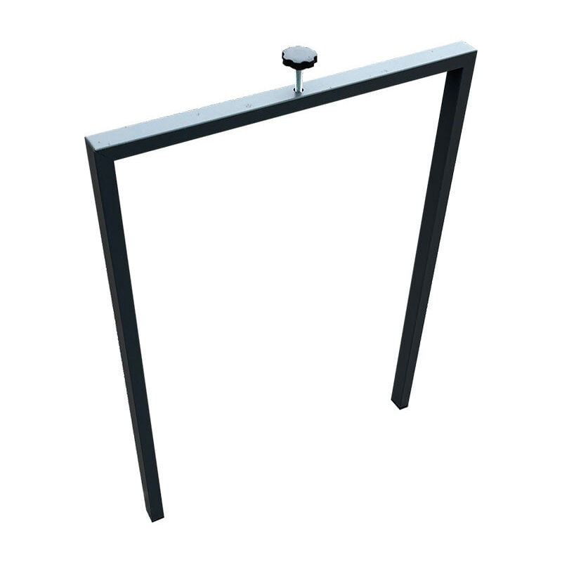 foto del prodotto itamoby - sistema di supporto a gambe in metallo per sostegno tavoli e consolle -2 gambe