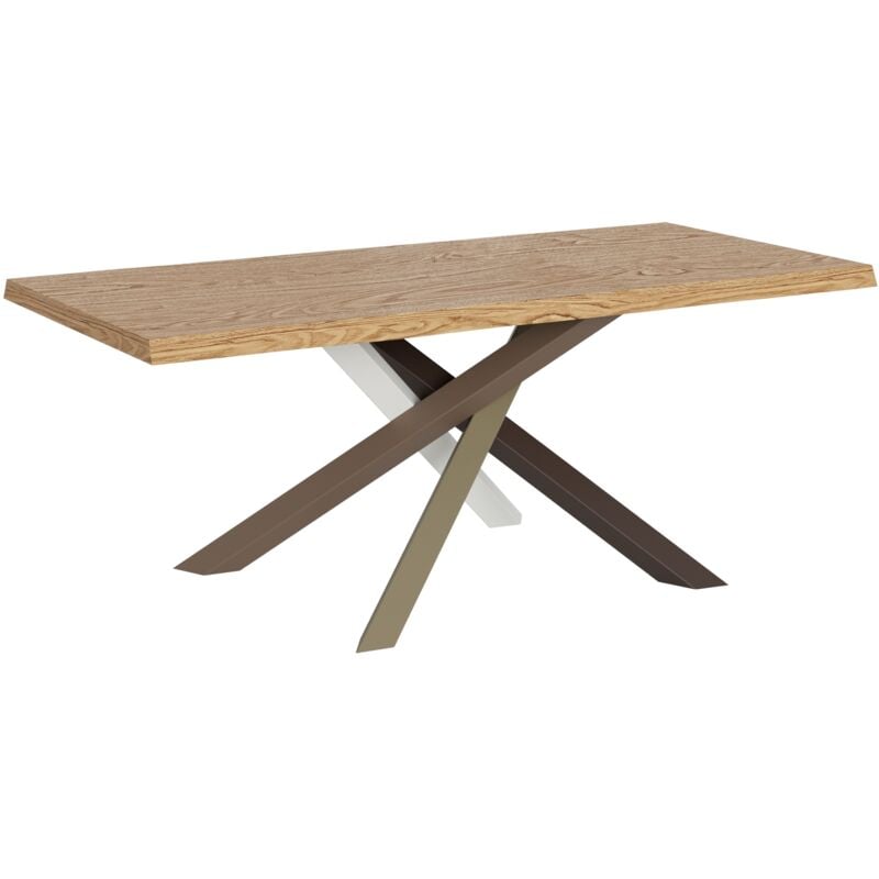 foto del prodotto itamoby tavolo fisso 90x180 cm versalux scortecciato rovere gambe 4 c