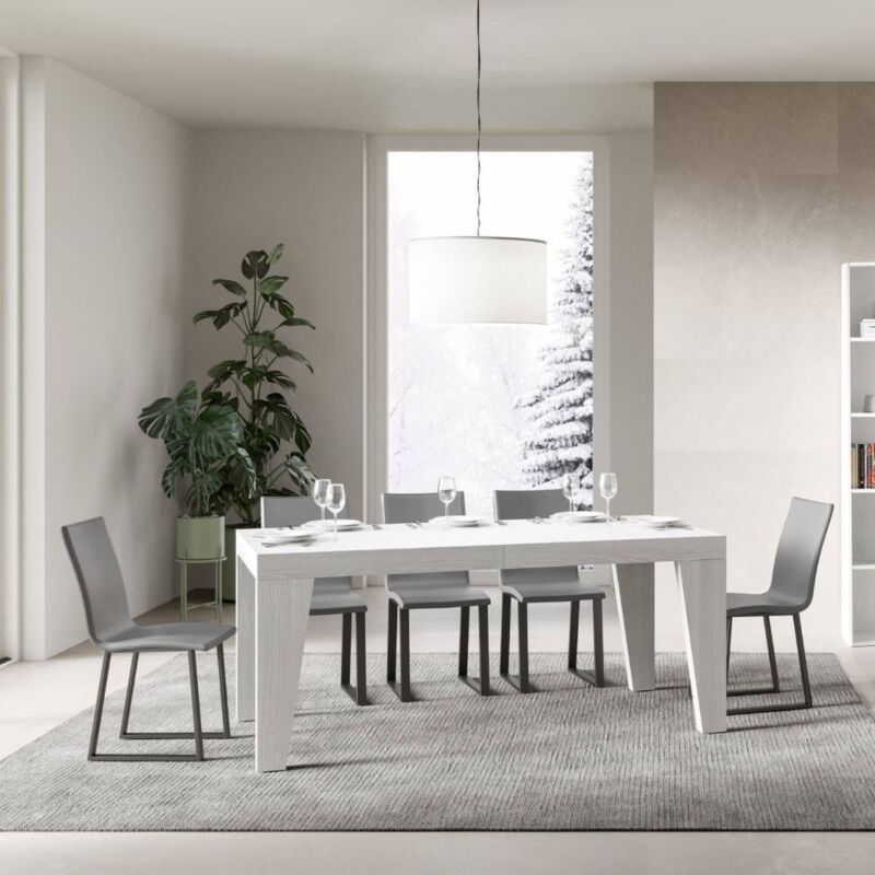 foto del prodotto itamoby tavolo naxy bianco frassino 90x180 allungabile a 440 cm