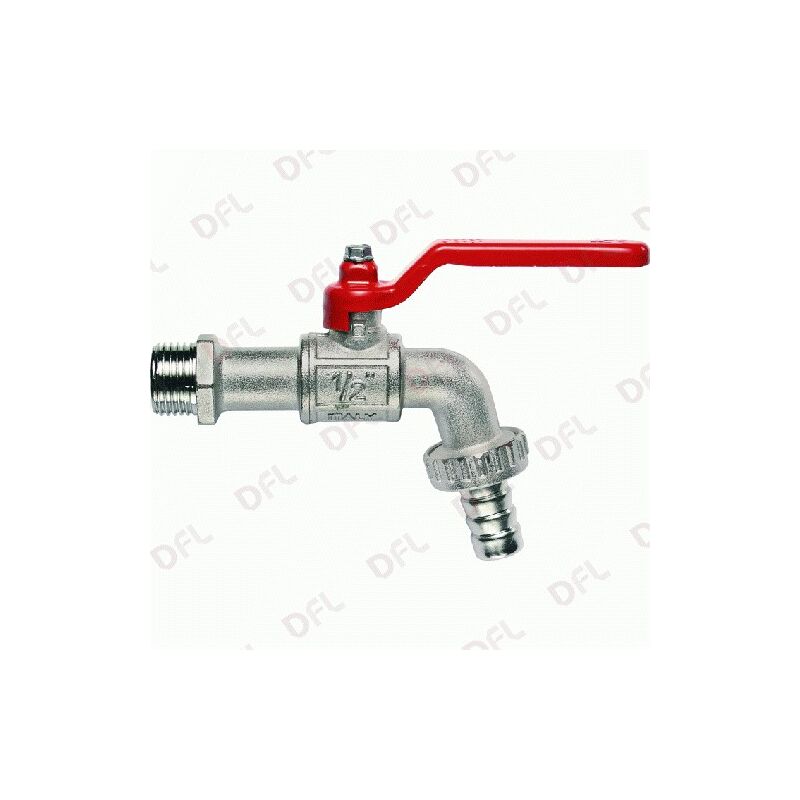 foto del prodotto itap - rubinetto da giardino portagomma a sfera 1 2' tipo evo con maniglia a leva