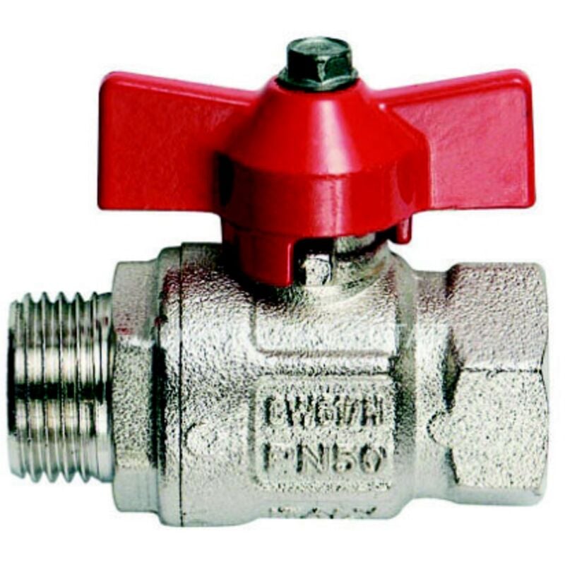 foto del prodotto itap - valvola a sfera gr 3 8' mf ideal art. 093 con leva a t passaggio totale