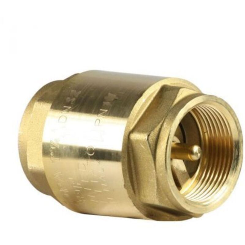 foto del prodotto itap - valvola di ritegno non ritorno in ottone con molla valvola europa 1'- 1/2'