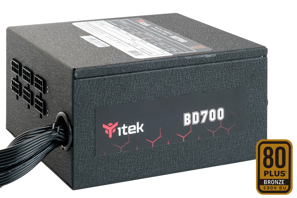 foto del prodotto itek bd700 alimentatore per computer 700 w 24 pin atx atx nero