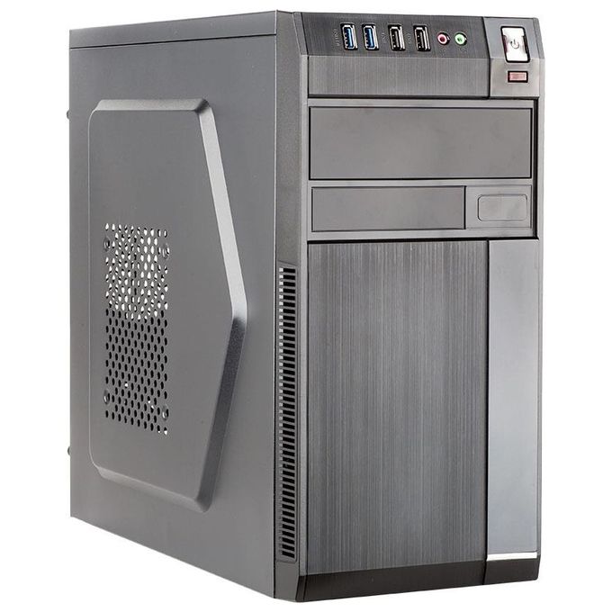 foto del prodotto itek cabinet microatx midi tower modello robb - alimentatore 500w - 2xusb 3.0 frontali - full nero