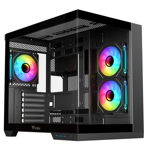 foto del prodotto itek dark cave ds tower nero