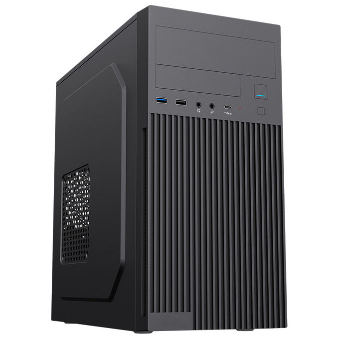 foto del prodotto itek pilot z23 lite case micro tower nero 500w matx usb 3.2 type-c