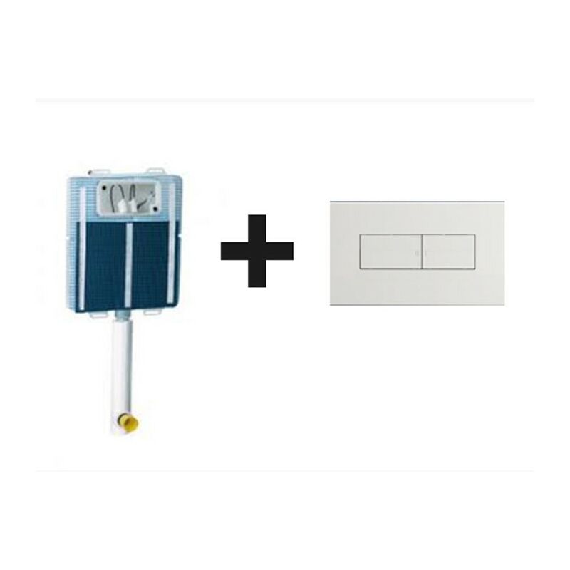 foto del prodotto its todini kit completo di cassetta incasso idea e placca bianca di its