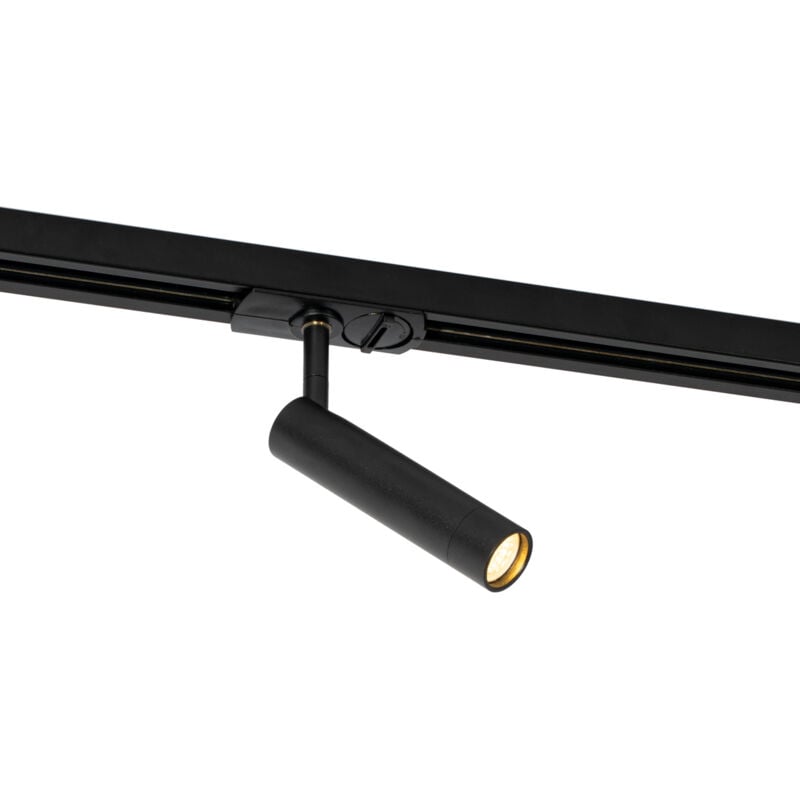 foto del prodotto ivy moderno alluminio,metallo,plastico nero tondo max. 1 x watt qazqa