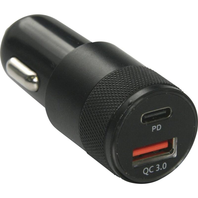 foto del prodotto iwh connettore di carica automatico quick dual usb c 3a portata massima corrente 3 a 12 v, 24 v