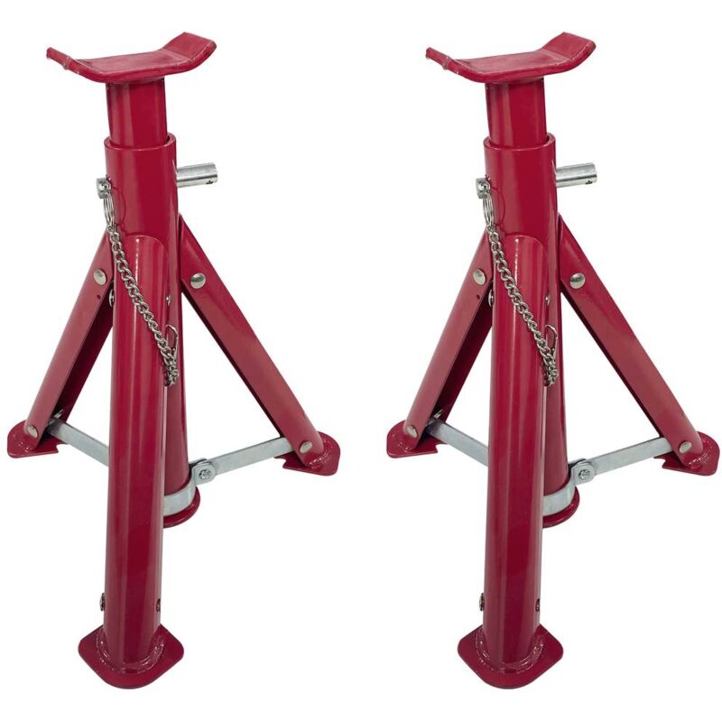 foto del prodotto iwh unterstellbock klappbar 2 tonnen cavalletto 2 t altezza operativa 27.5 36.5 cm