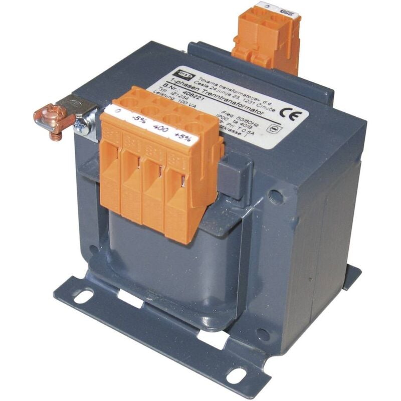 foto del prodotto iz1234 trasformatore d isolamento 1 x 400 v 1 x 230 v ac 100 va 440 ma elma tt