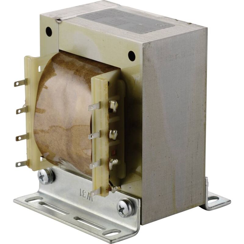 foto del prodotto iz62 trasformatore universale 1 x 230 v 1 x 6 v ac, 8 v ac, 10 v ac, 12 v ac 48 va 4 a elma tt