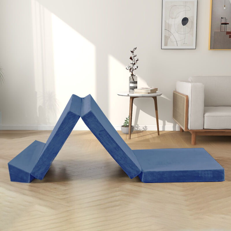 foto del prodotto iztoss materassi futon 70x200x10cm materasso futon pieghevole 2 in 1 materasso memory foam divano letto per adulti bambini materassi ospiti