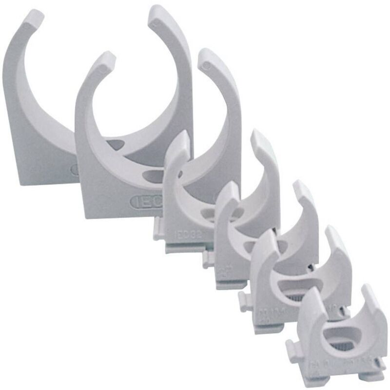 foto del prodotto j ger direkt 613514 supporto per guaina en16 16 mm grigio ral 7035 100 pz. privo di alogeni, privo di siliconi