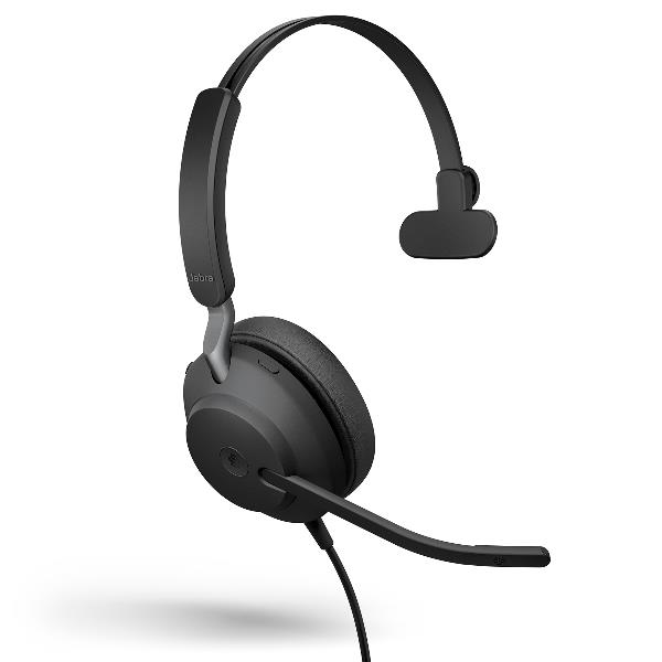 foto del prodotto jabra 24189 899 999 cuffia e auricolare cablato a padiglione musica e chiamate usb tipo a nero