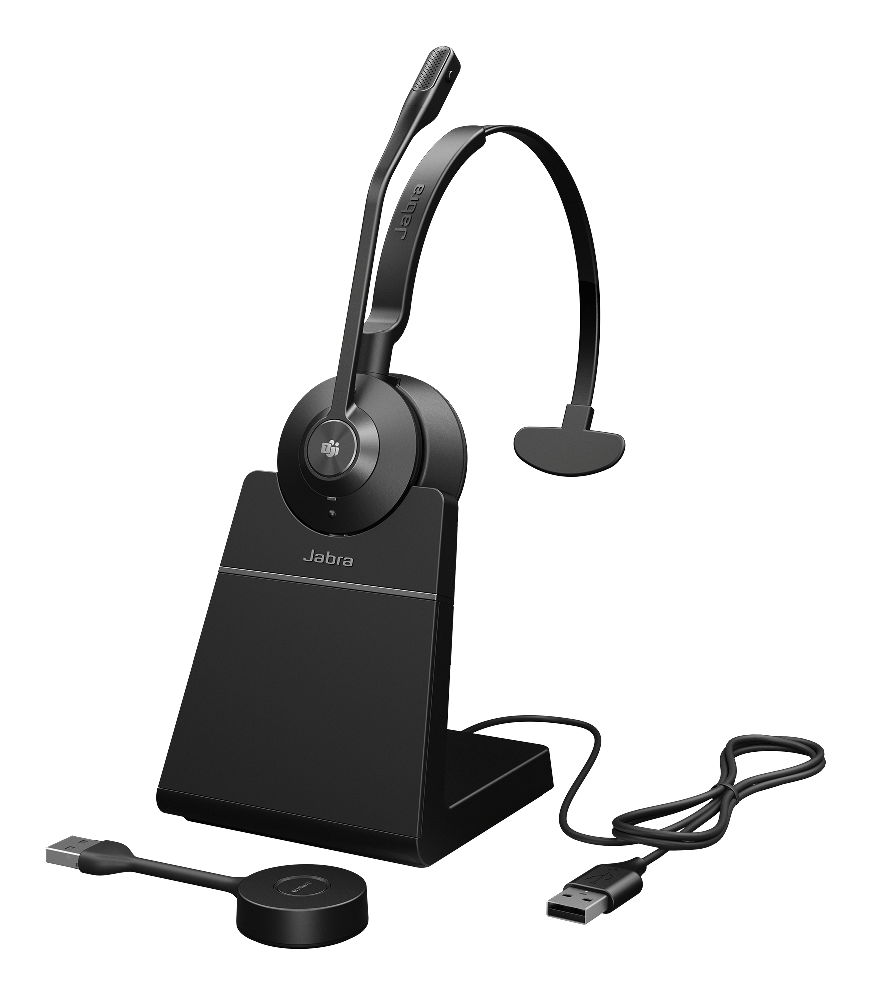 foto del prodotto jabra engage 55 se auricolare wireless a padiglione ufficio nero