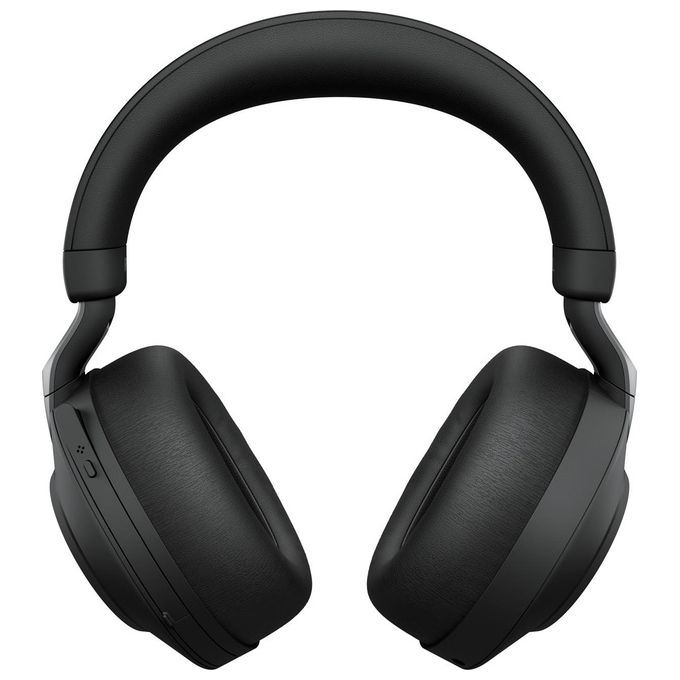 foto del prodotto jabra evolve2 85 cuffie wireless professionali cuffie da ufficio certificate uc con batteria a lunga durata adattatore bluetooth usb a nero