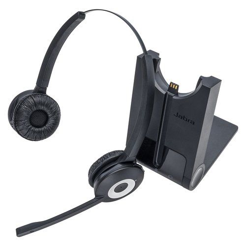 foto del prodotto jabra pro 920 duo auricolare wireless a padiglione ufficio nero