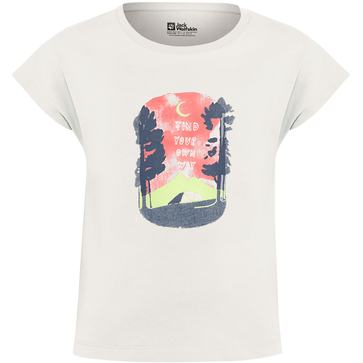 foto del prodotto jack wolfskin bambino maglietta graphic girls
