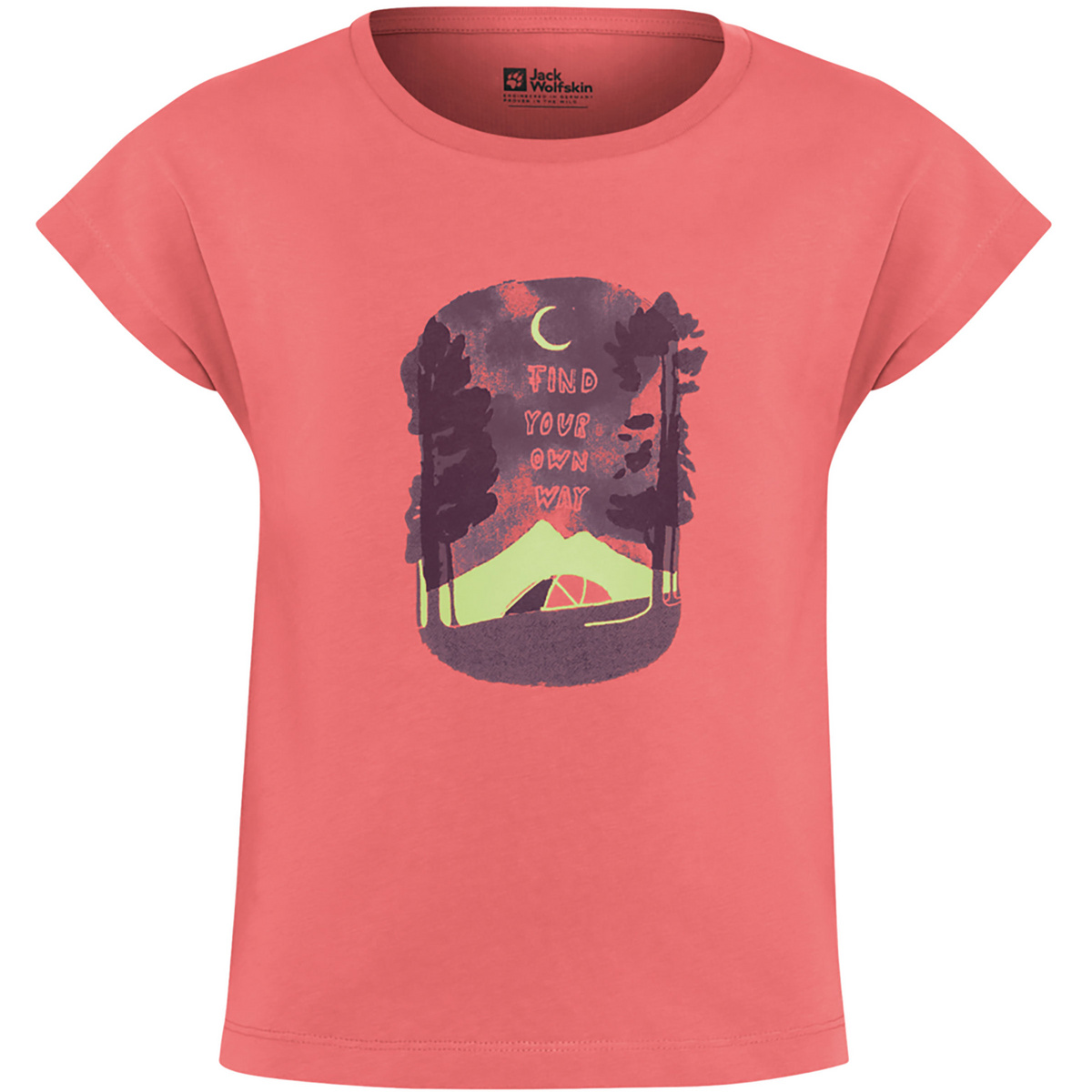 foto del prodotto jack wolfskin bambino maglietta graphic girls