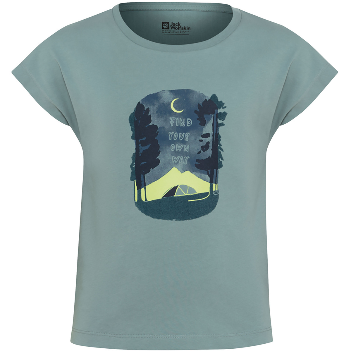 foto del prodotto jack wolfskin bambino maglietta graphic girls