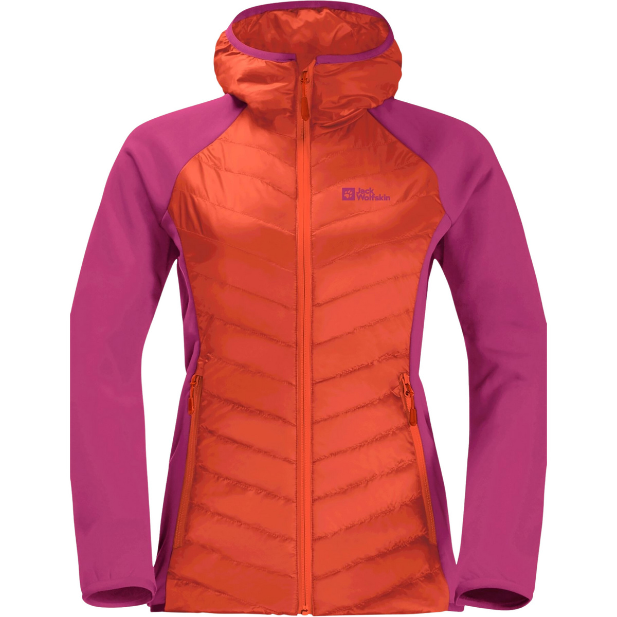 foto del prodotto jack wolfskin donna giacca ibrida routeburn pro