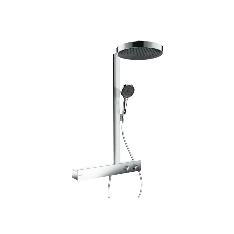 foto del prodotto jacob delafon colonna doccia termostatica rainfinity 360 showerpipe 600cn a velocit singola con rubinetto di ricambio cromato da 60 cm codice